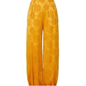 Ronny Kobo Collection Gold Patterned Joggers